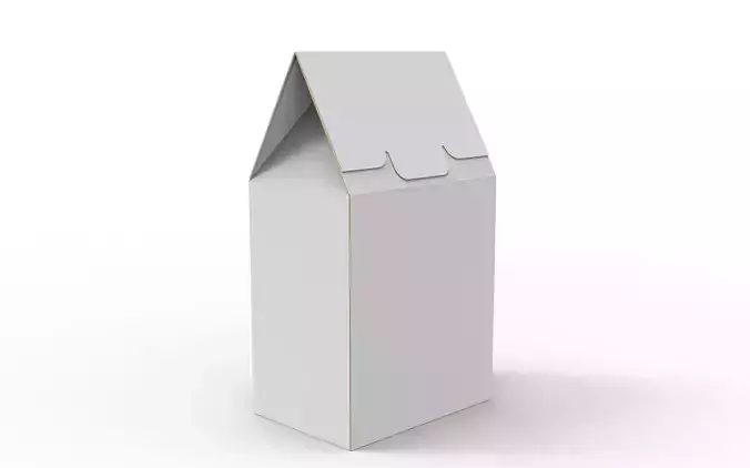 Gable Top Cardboard Packaging Box 100x115x70mm