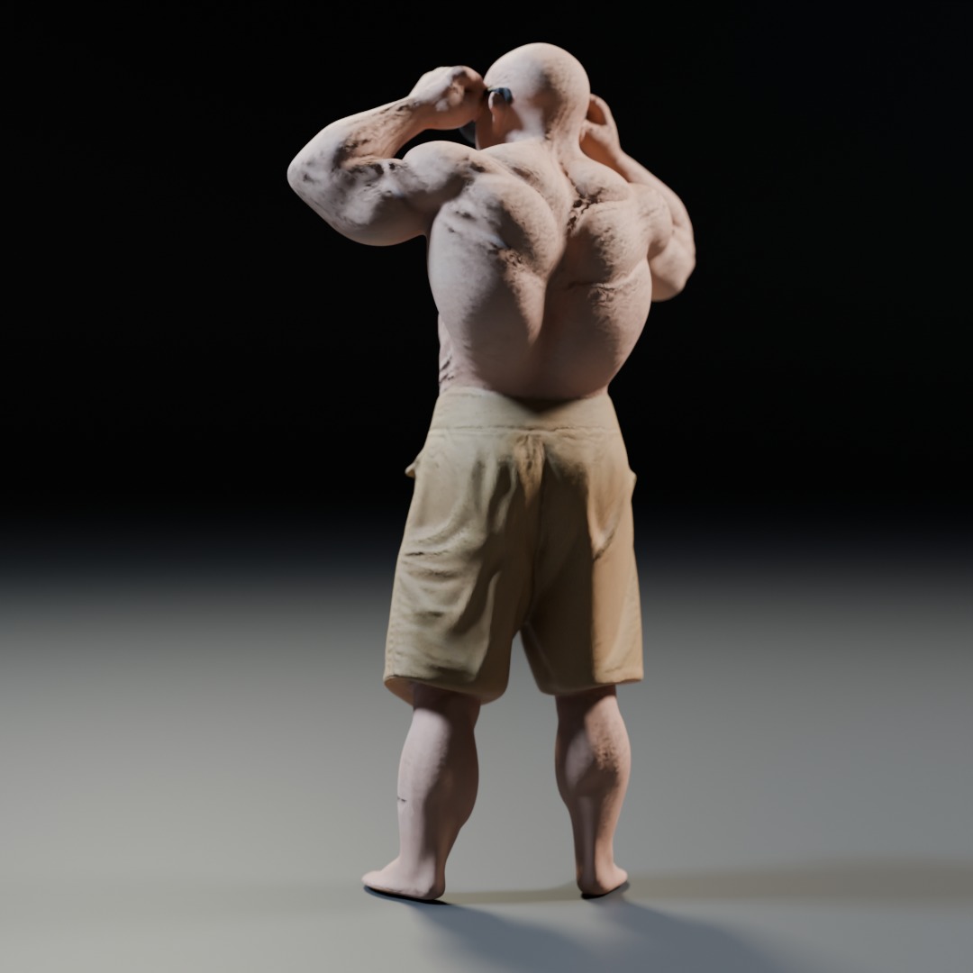Mestre Kame  Master Roshi 3D print model_6