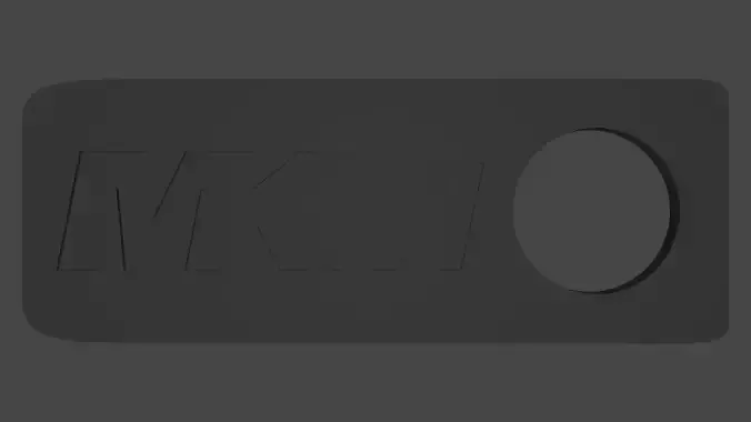 MKVI 3D Printable Keychain