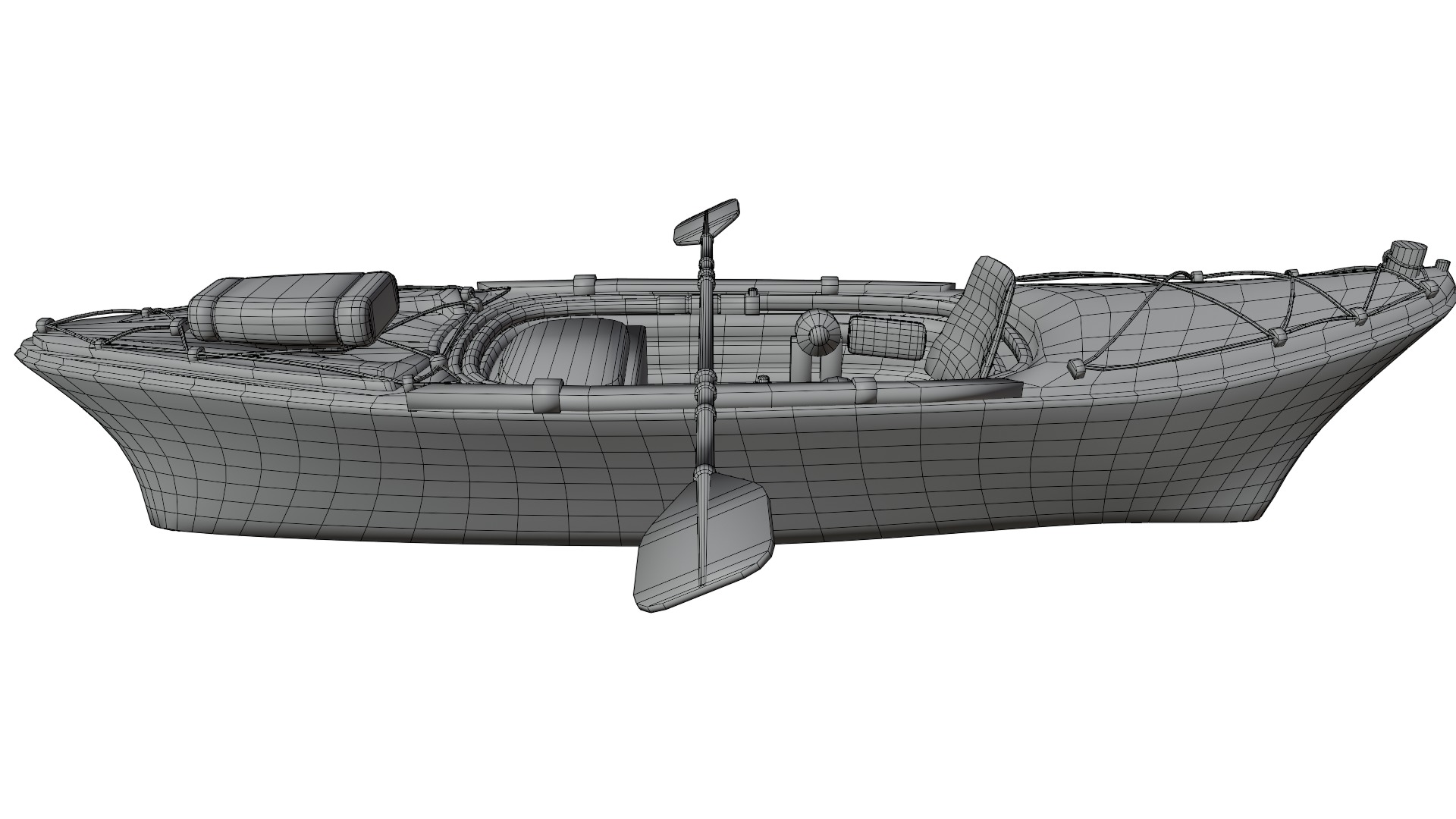 Kayak 3D model_10