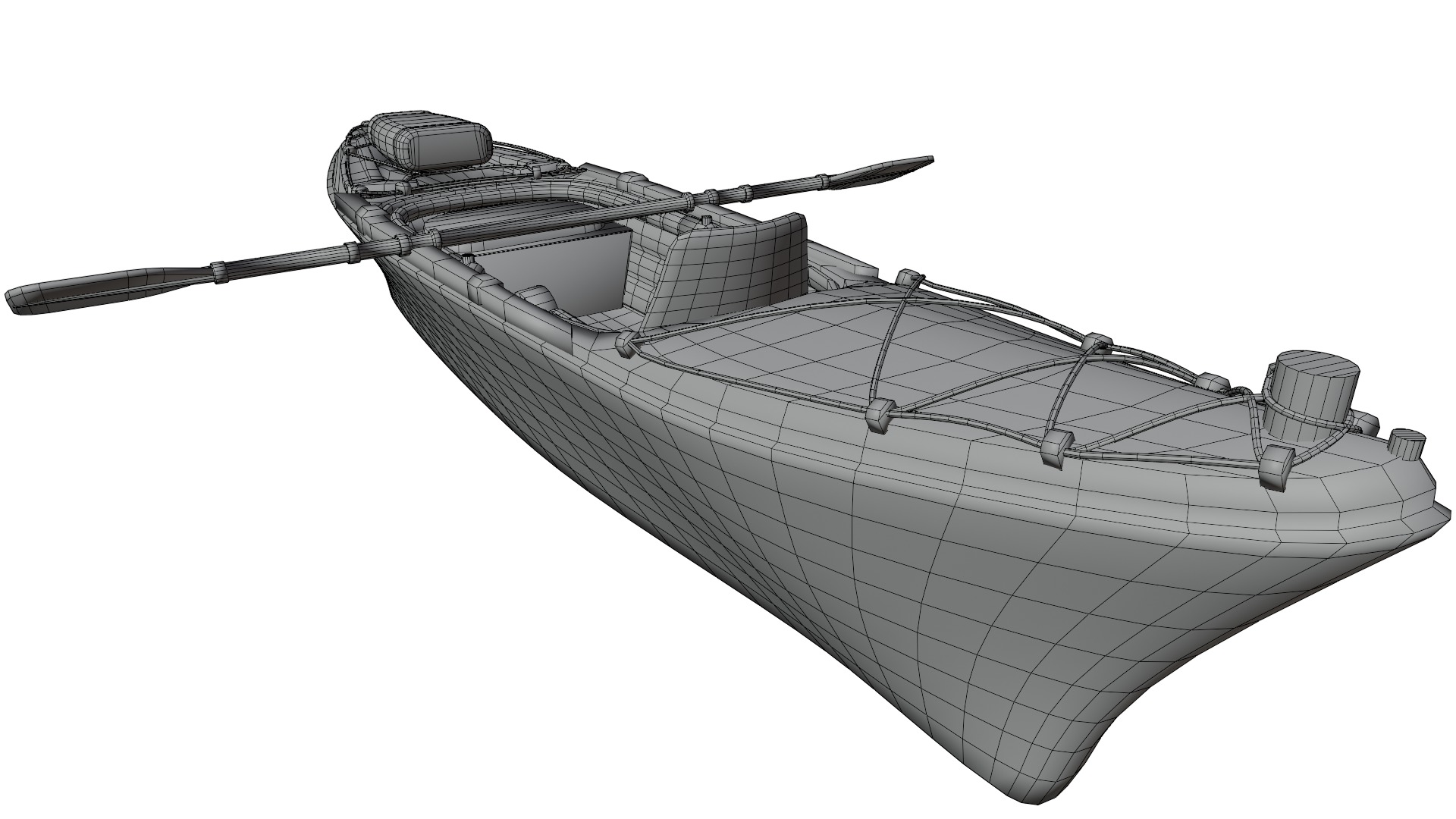 Kayak 3D model_11