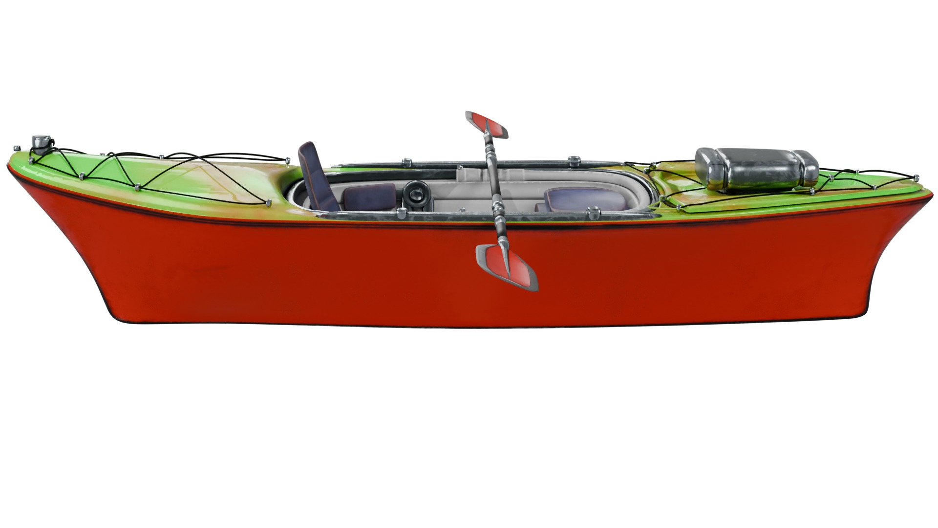 Kayak 3D model_5