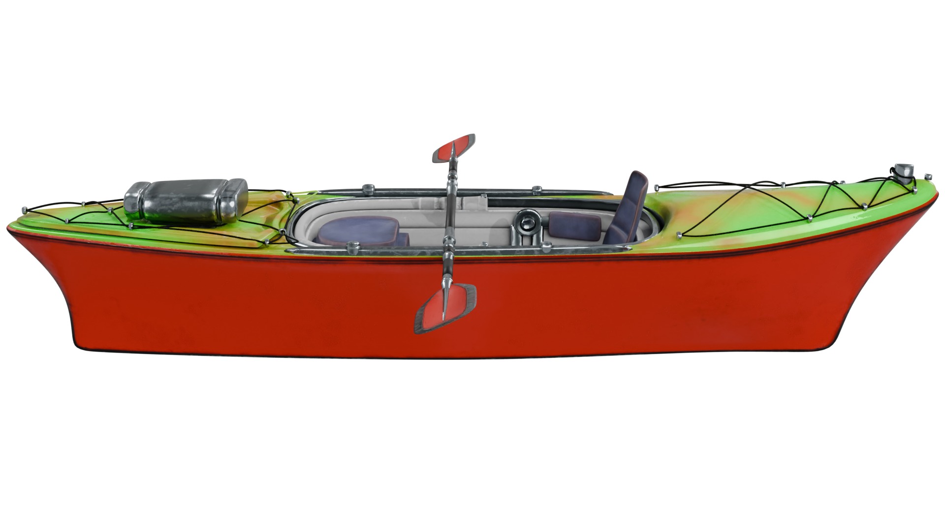 Kayak 3D model_1
