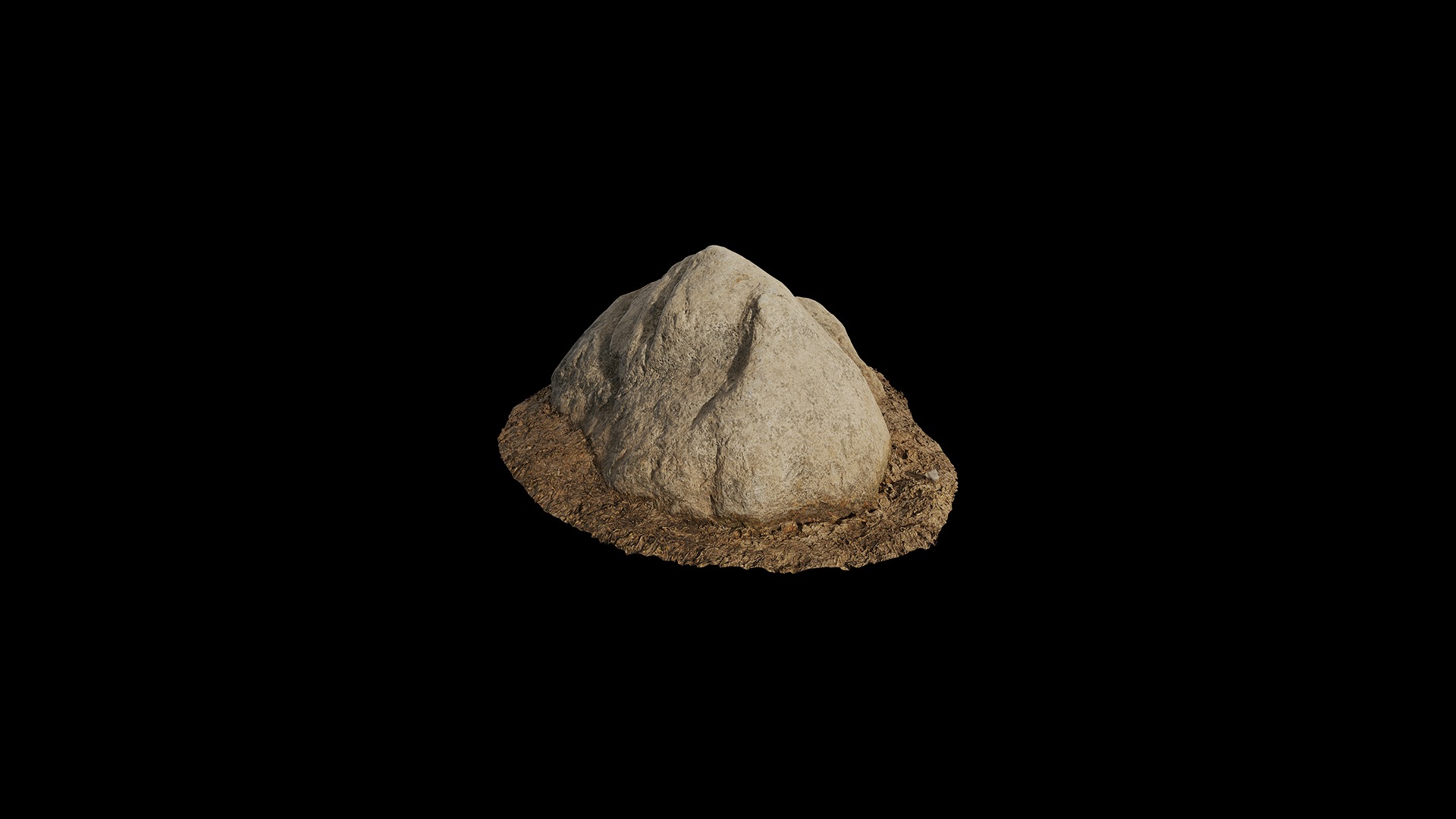 Anydrafts Rock 14 Low-poly 3D model_3
