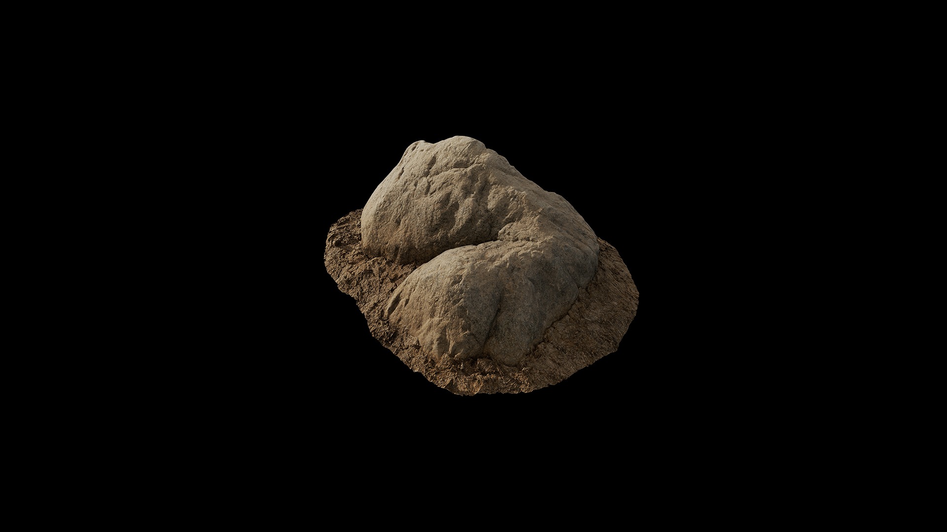 Anydrafts Rock 14 Low-poly 3D model_7