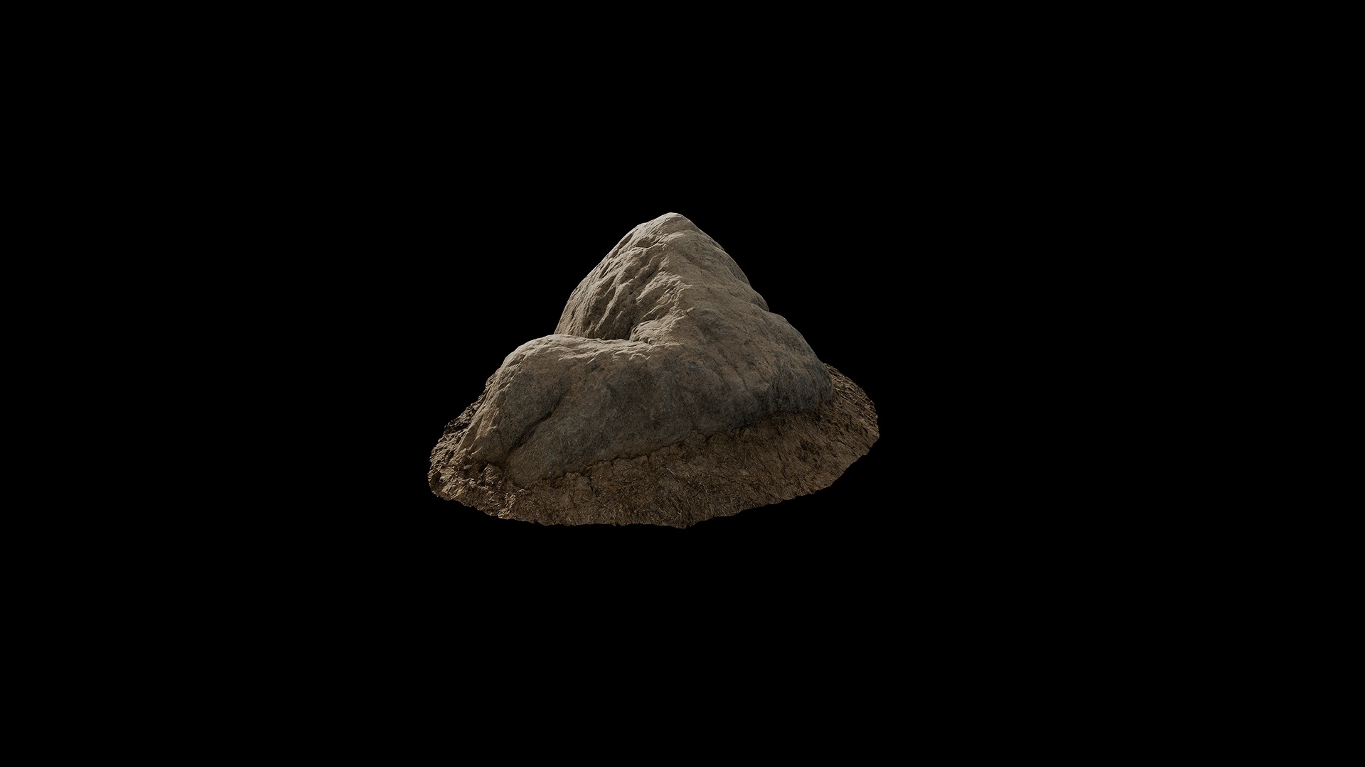 Anydrafts Rock 14 Low-poly 3D model_5
