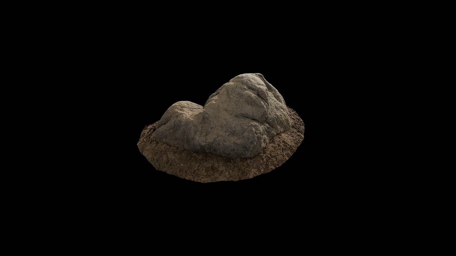 Anydrafts Rock 14 Low-poly 3D model_4
