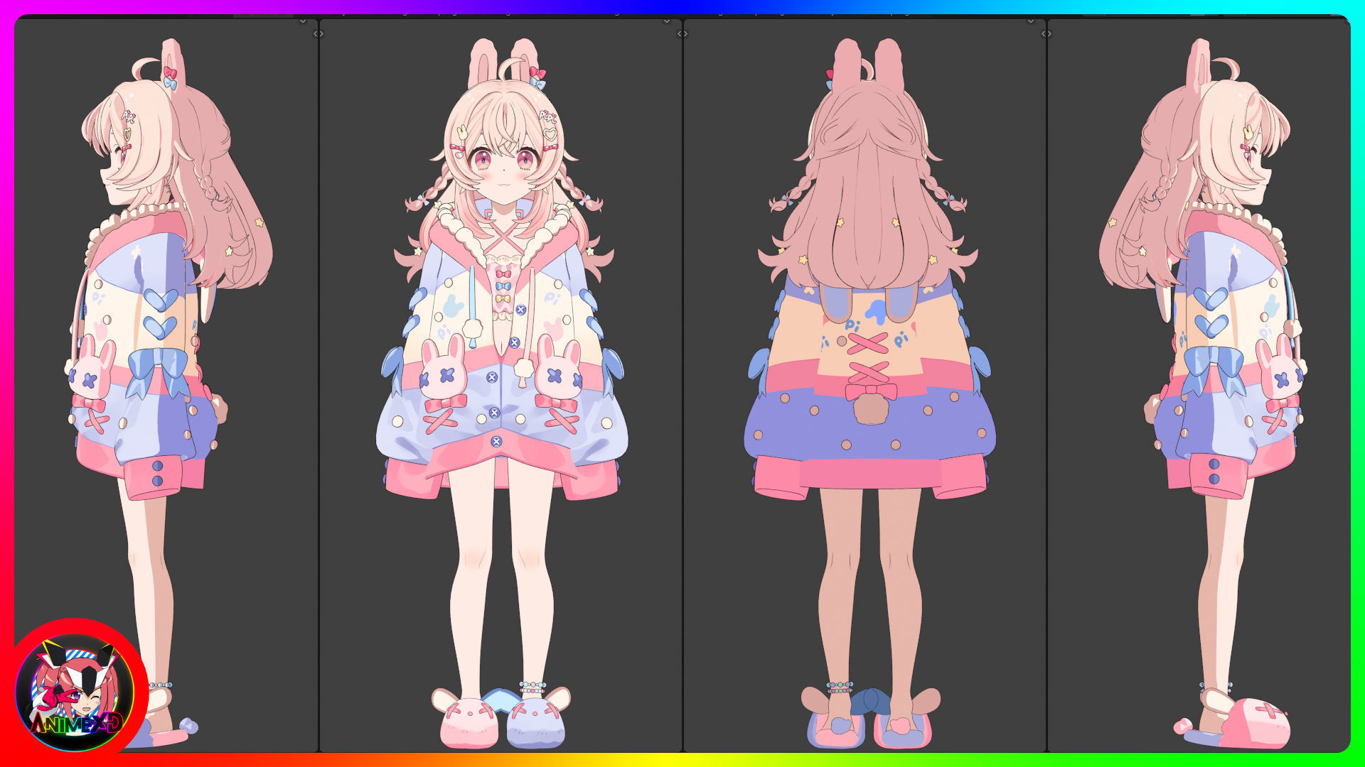 VTube Pipkin Pippa - 3D Model Blender 3D model_3