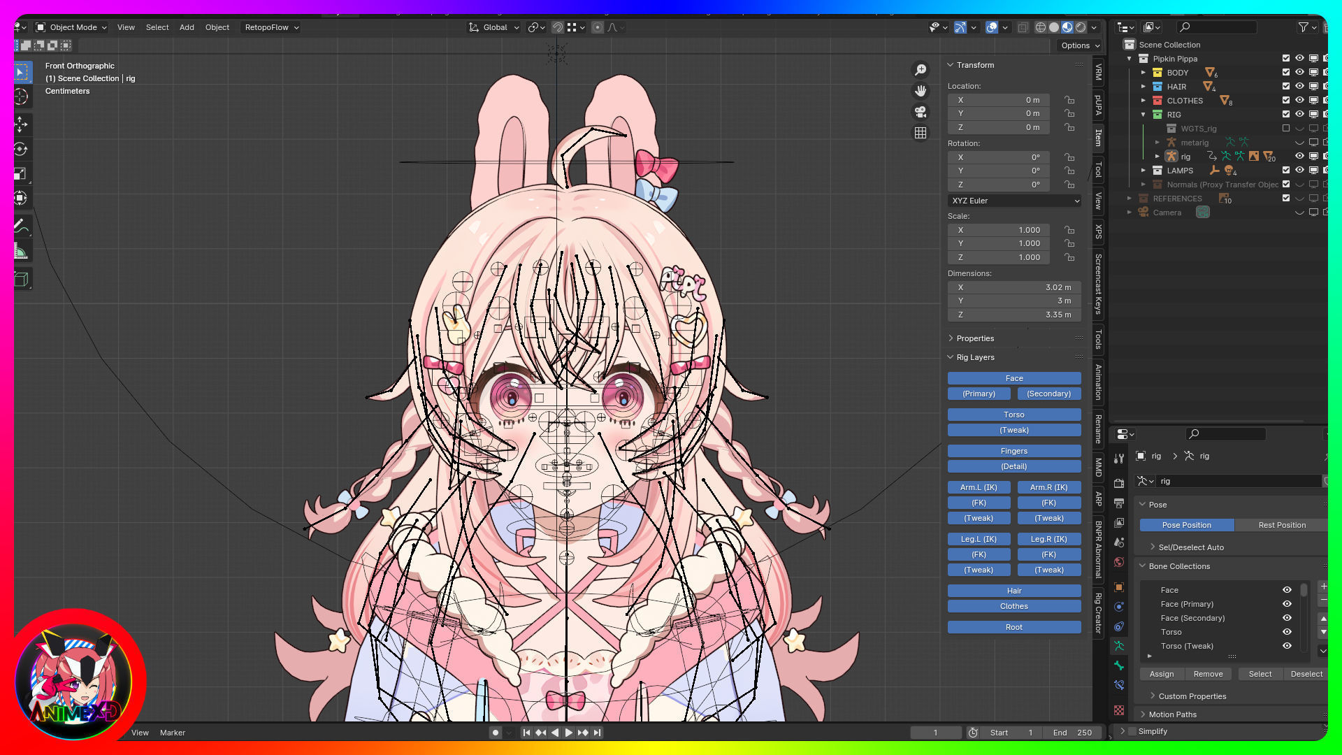 VTube Pipkin Pippa - 3D Model Blender 3D model_6