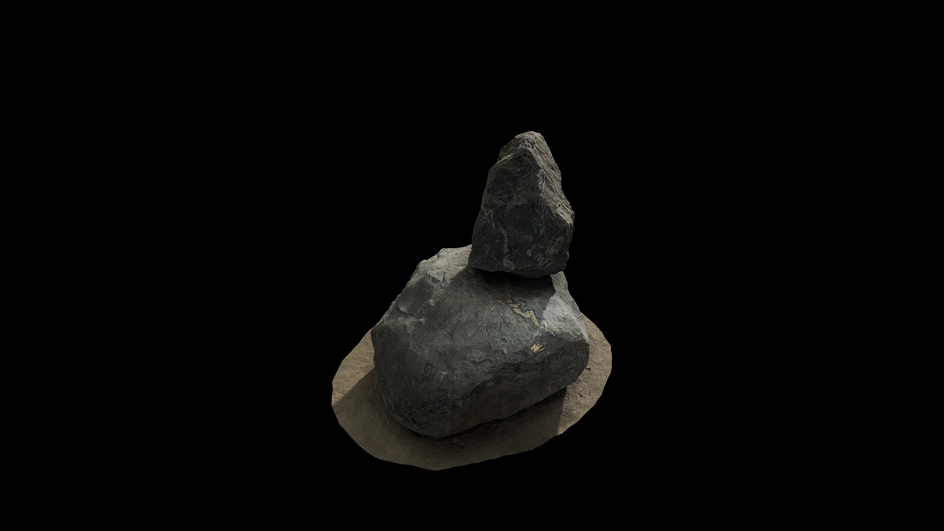 Anydrafts Rock 20 Low-poly 3D model_4