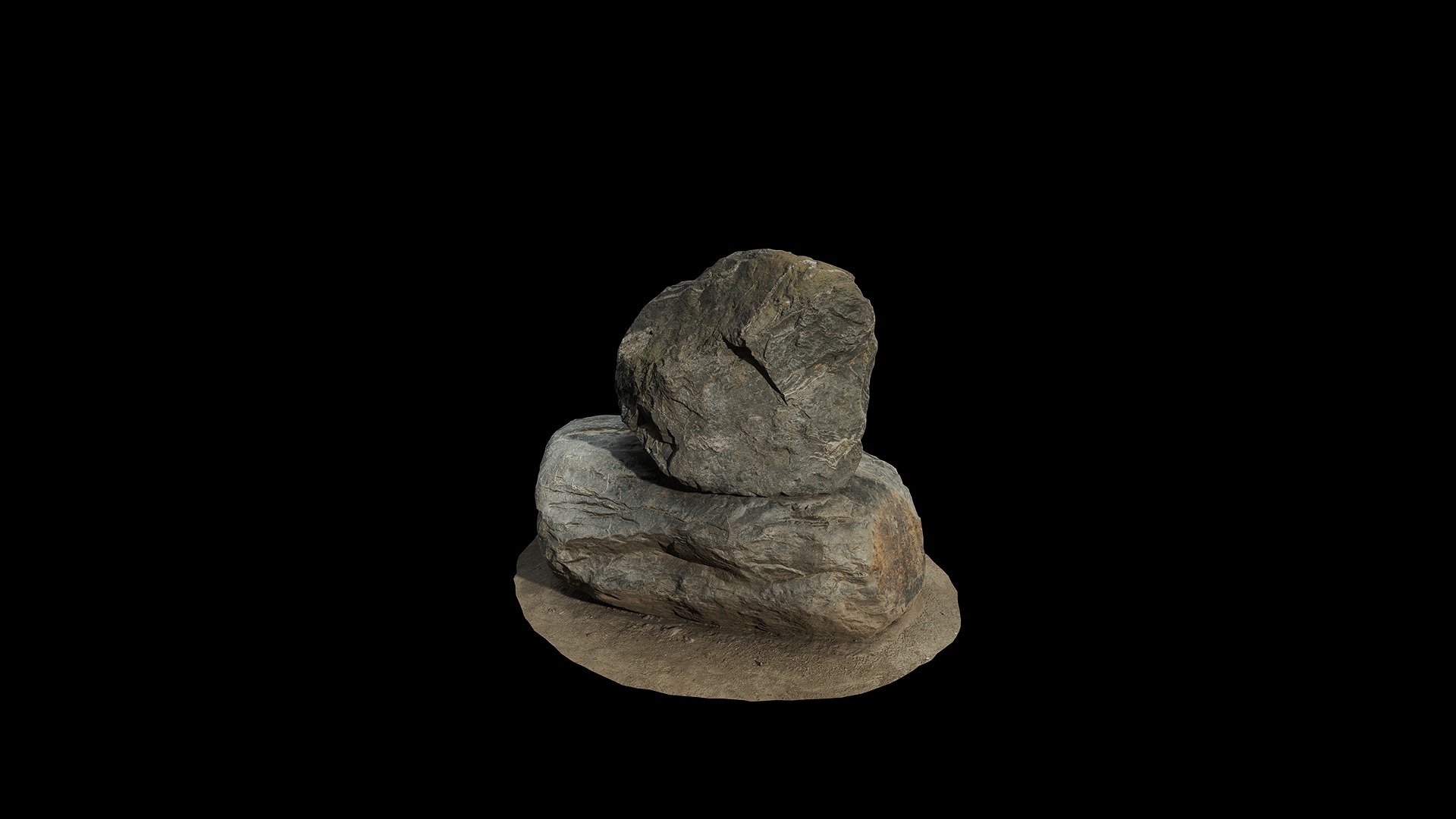 Anydrafts Rock 20 Low-poly 3D model_3