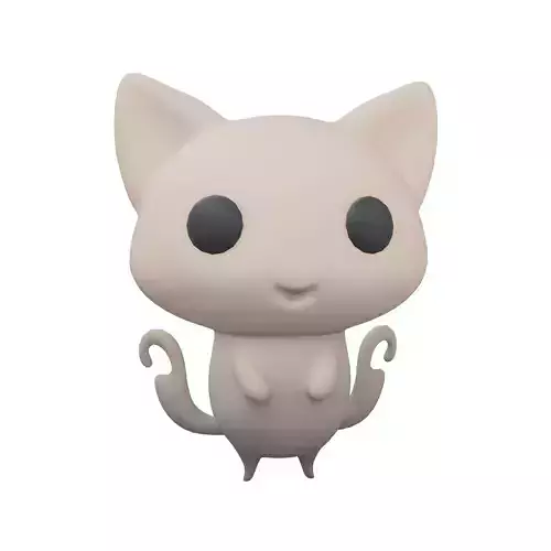 Double Tail Cat Ghost Character v1 003