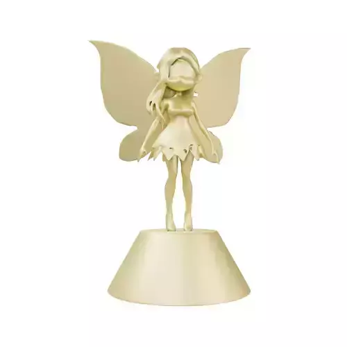 Cartoon Fairy Goddess Statue v1 001