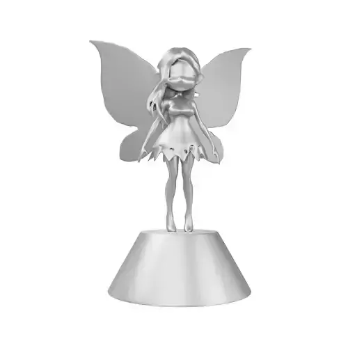 Cartoon Fairy Goddess Statue v1 002