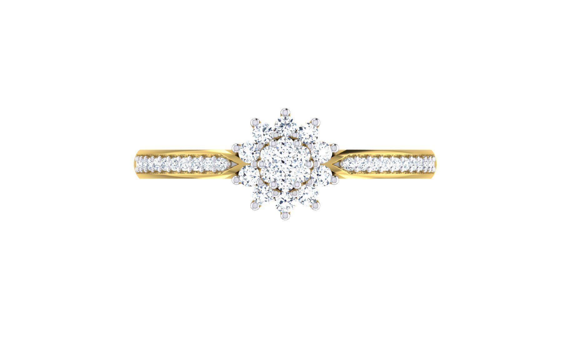 Women Ring Render 3dm STL OBJ FBX Details 3D print model_1