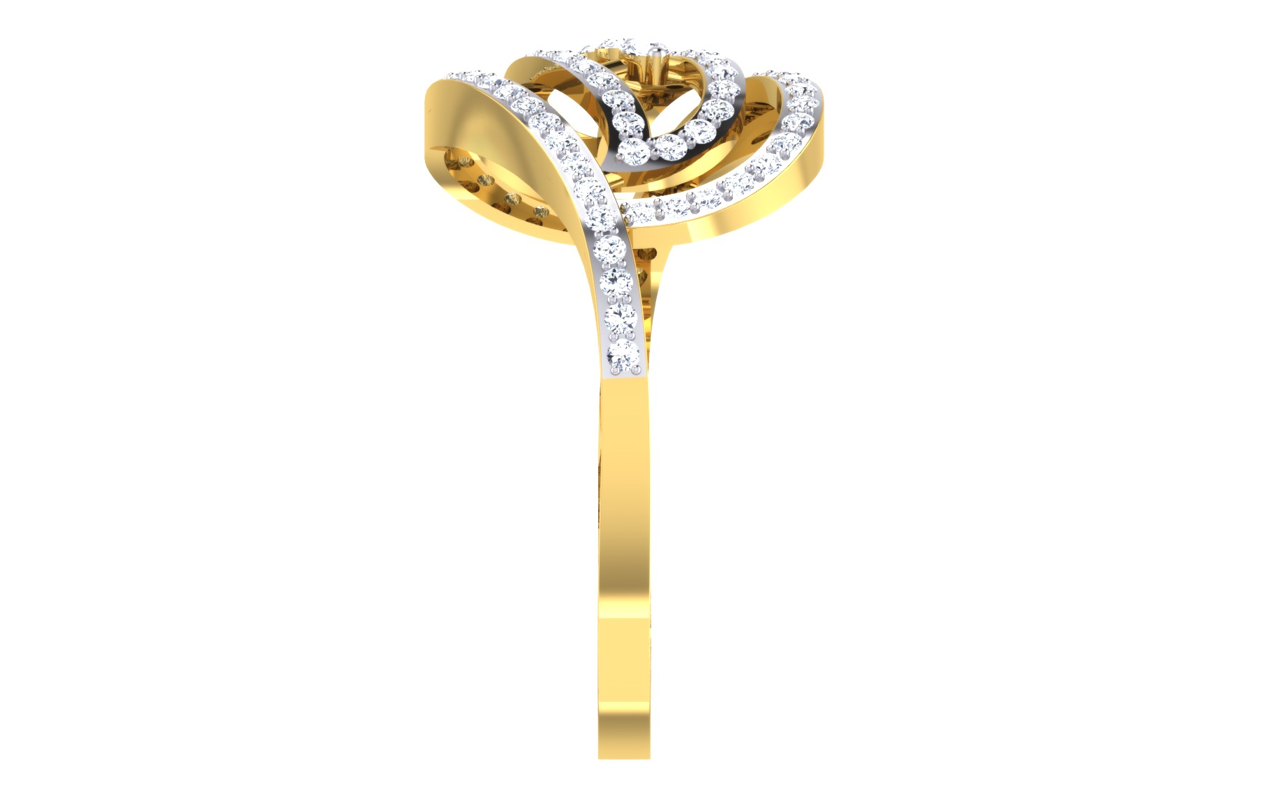 Women Ring  Render 3dm STL OBJ FBX Details 3D print model_6