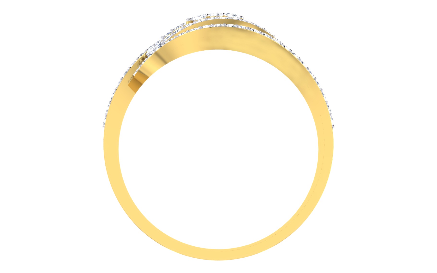 Women Ring  Render 3dm STL OBJ FBX Details 3D print model_4