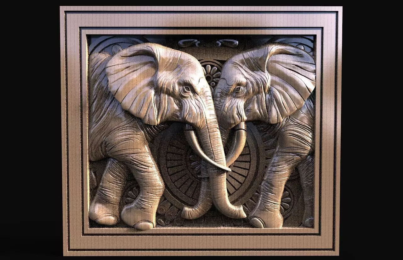 Elephant CNC 3D print model