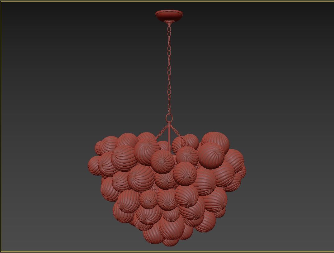 RH Talia Round Chandelier 38 3D model_8