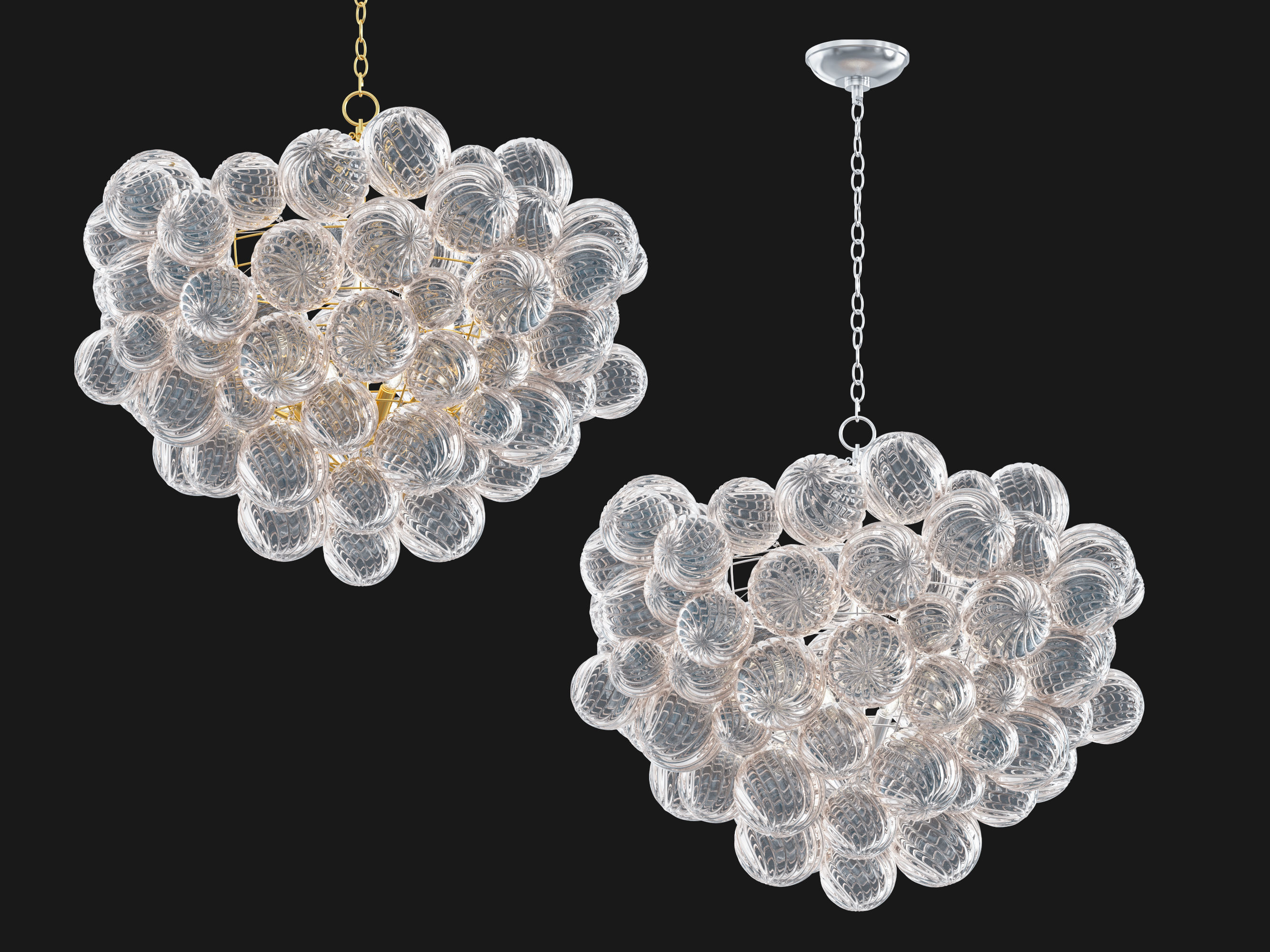 RH Talia Round Chandelier 38 3D model_1