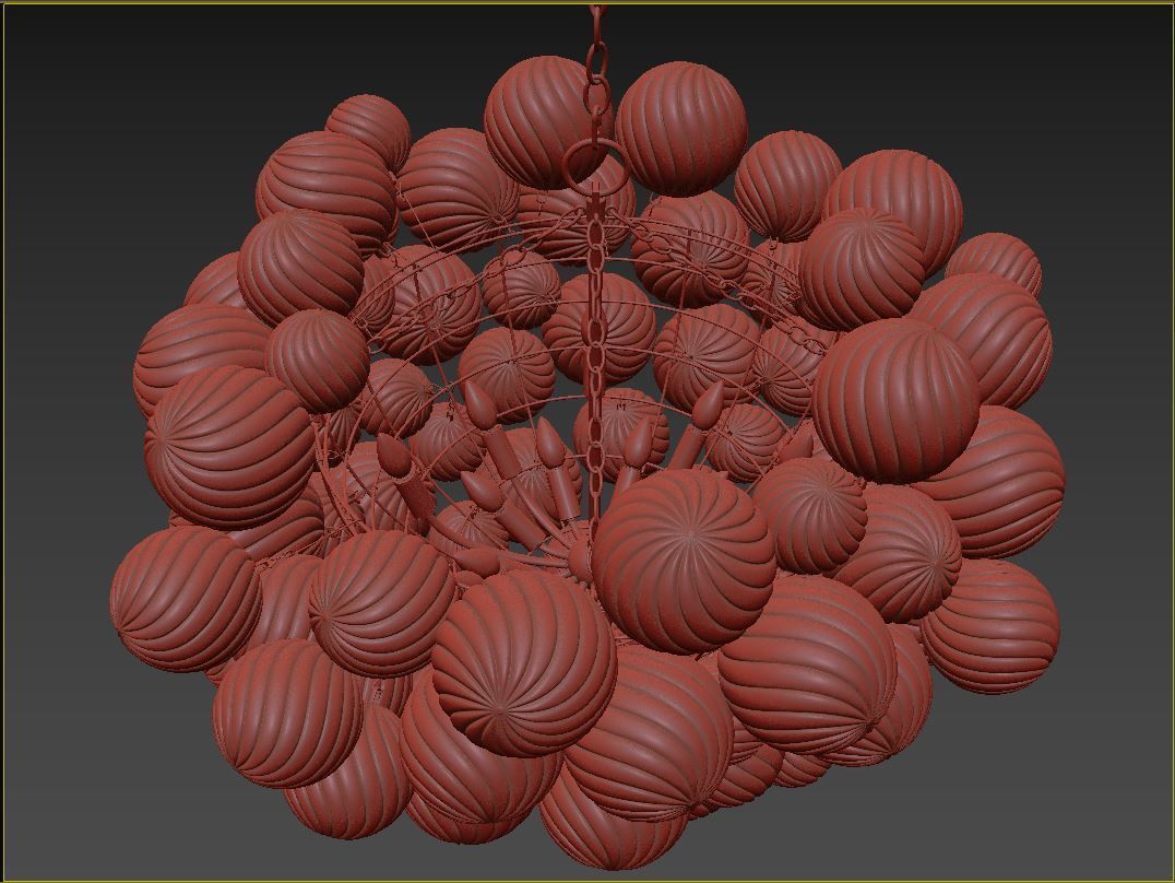 RH Talia Round Chandelier 38 3D model_11