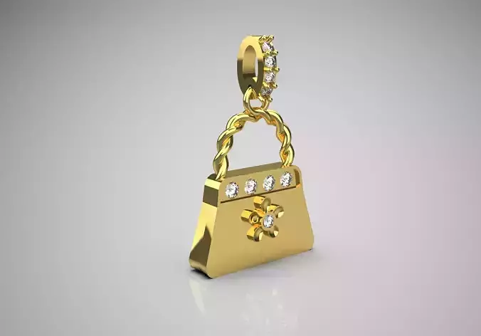 Jewelry bag pendant jp0006