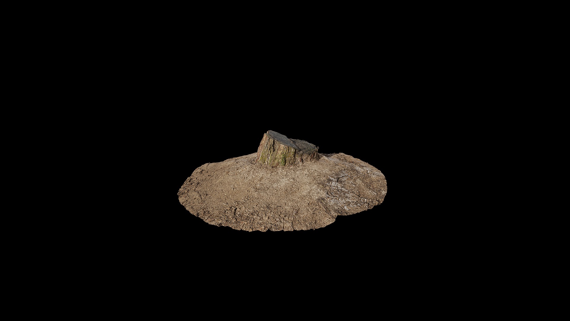 Anydrafts Stump 03 Low-poly 3D model_7