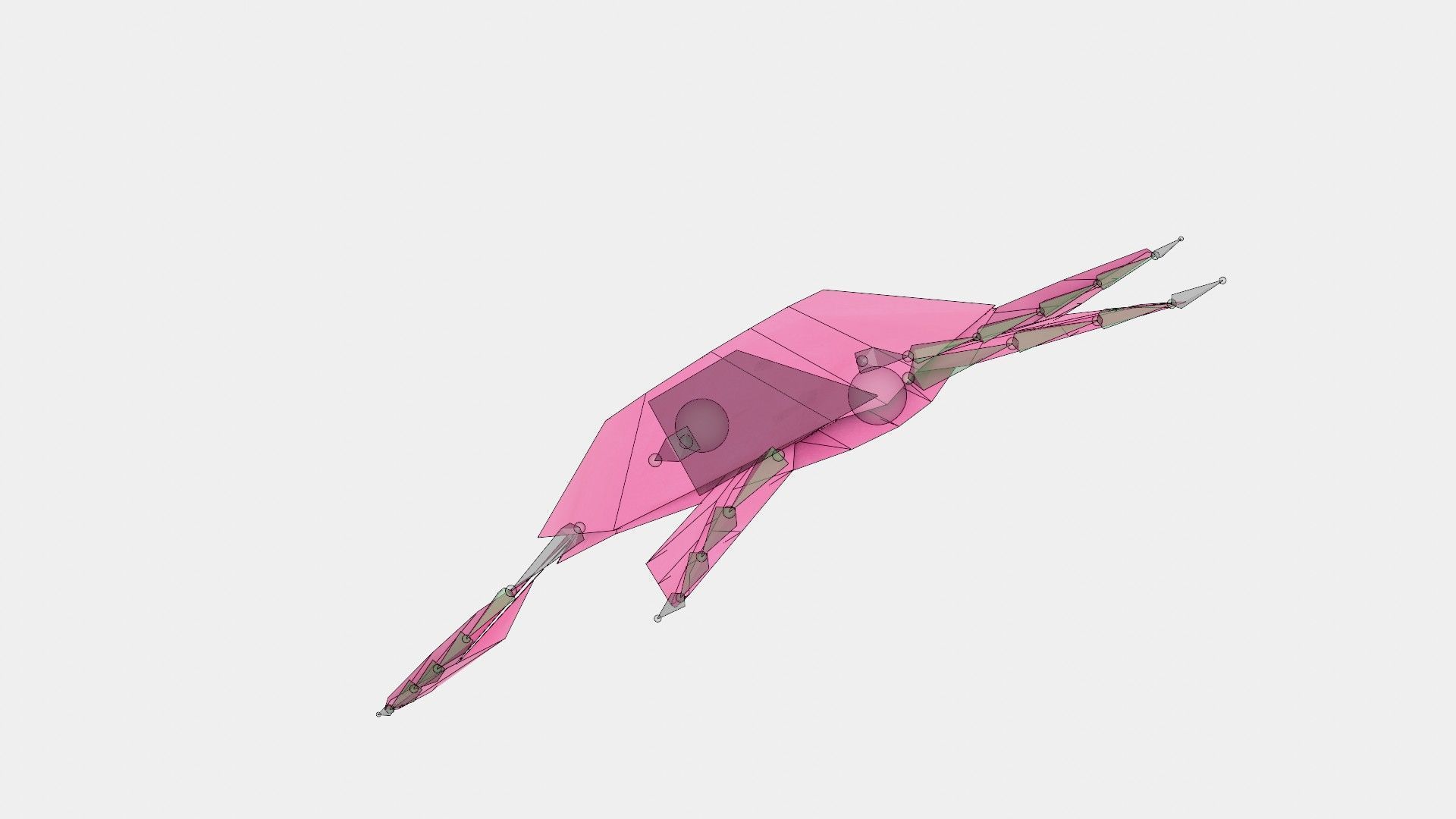 Origami Turtle Low-poly 3D model_18