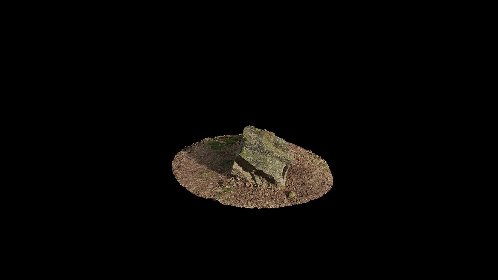 Anydrafts Mossy stone 01 Low-poly 3D model_4