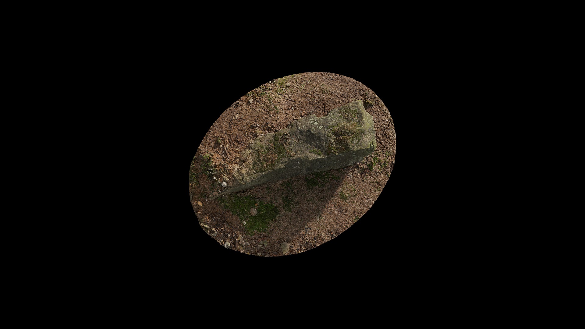 Anydrafts Mossy stone 01 Low-poly 3D model_6