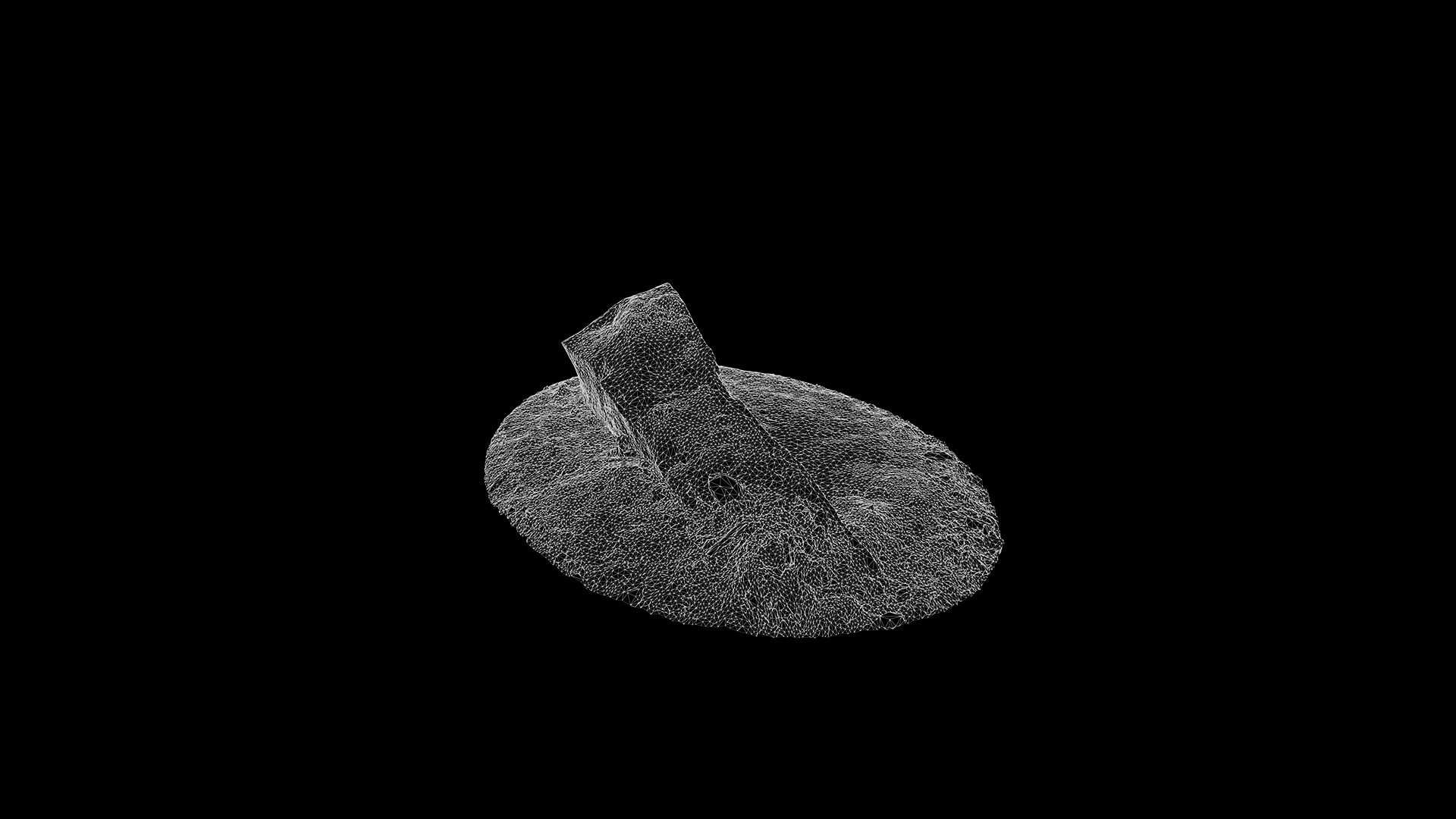 Anydrafts Mossy stone 01 Low-poly 3D model_2