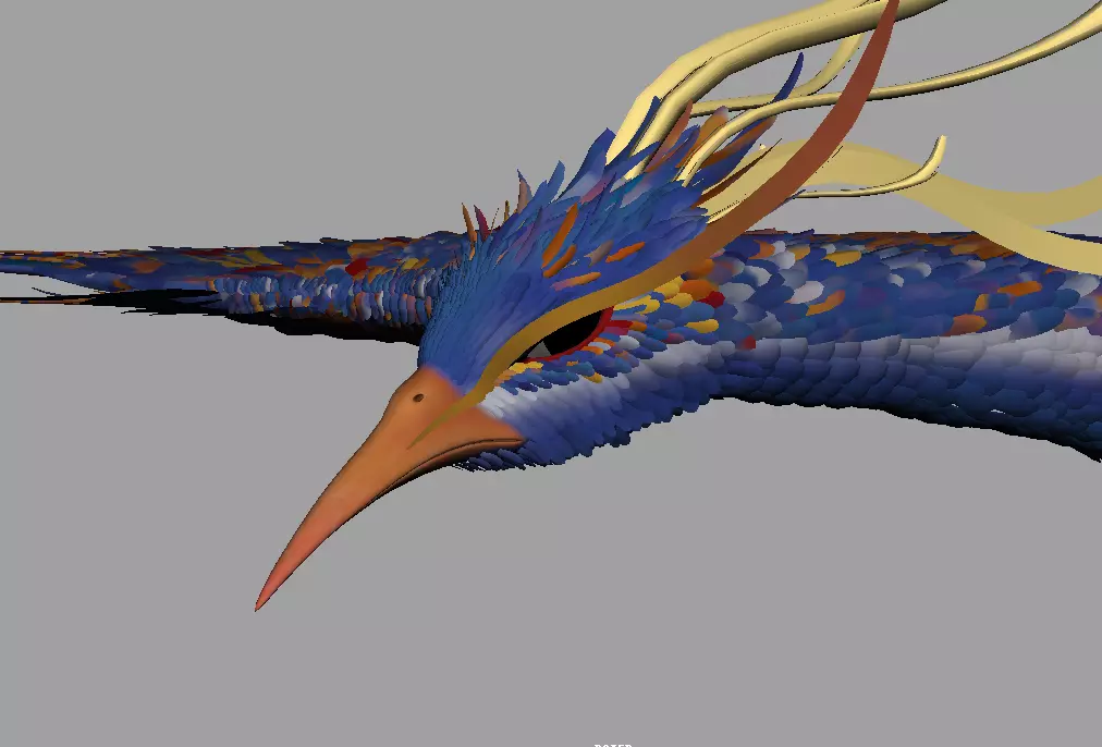 Phoenix 3D model_6