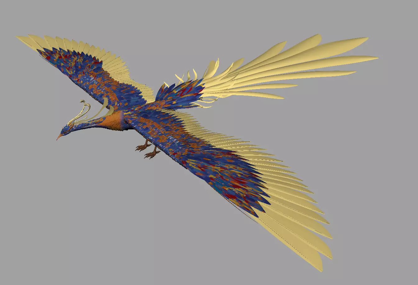 Phoenix 3D model_1