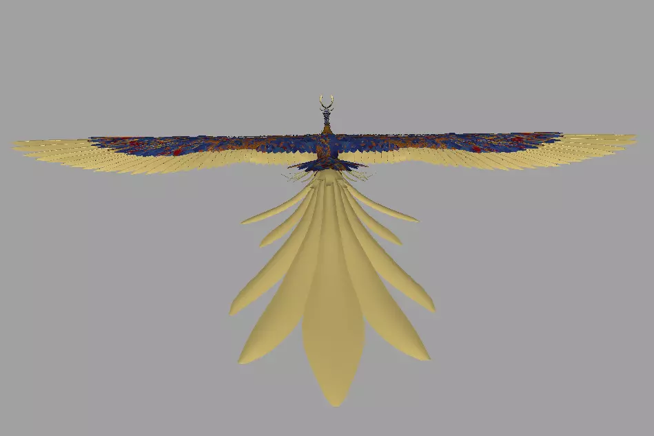Phoenix 3D model_10