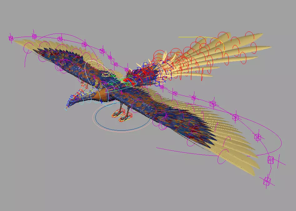 Phoenix 3D model_4