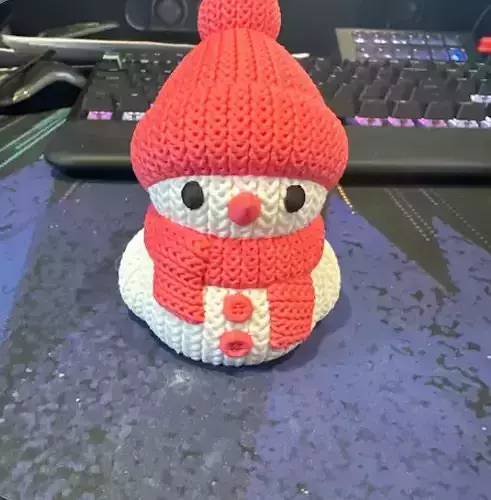 Santa Claus Snowman - 3D Printable Holiday Decoration  3D print model