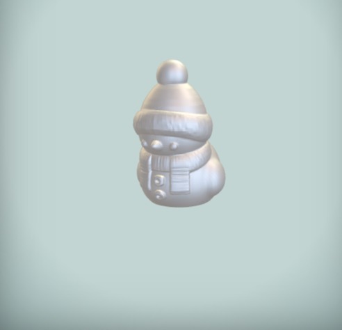 Santa Claus Snowman - 3D Printable Holiday Decoration  3D print model_1