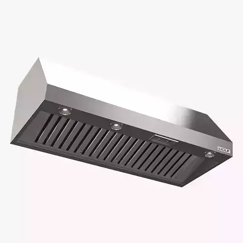 Wolf Wall Mount Canopy Range Hood PW542418 3D model