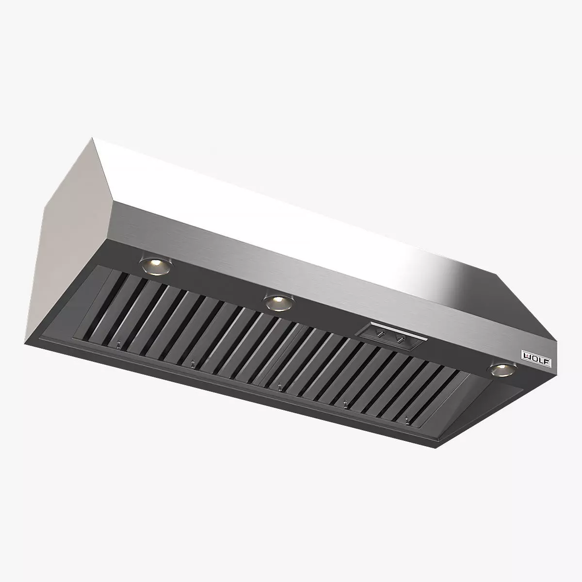Wolf Wall Mount Canopy Range Hood PW542418 3D model_0