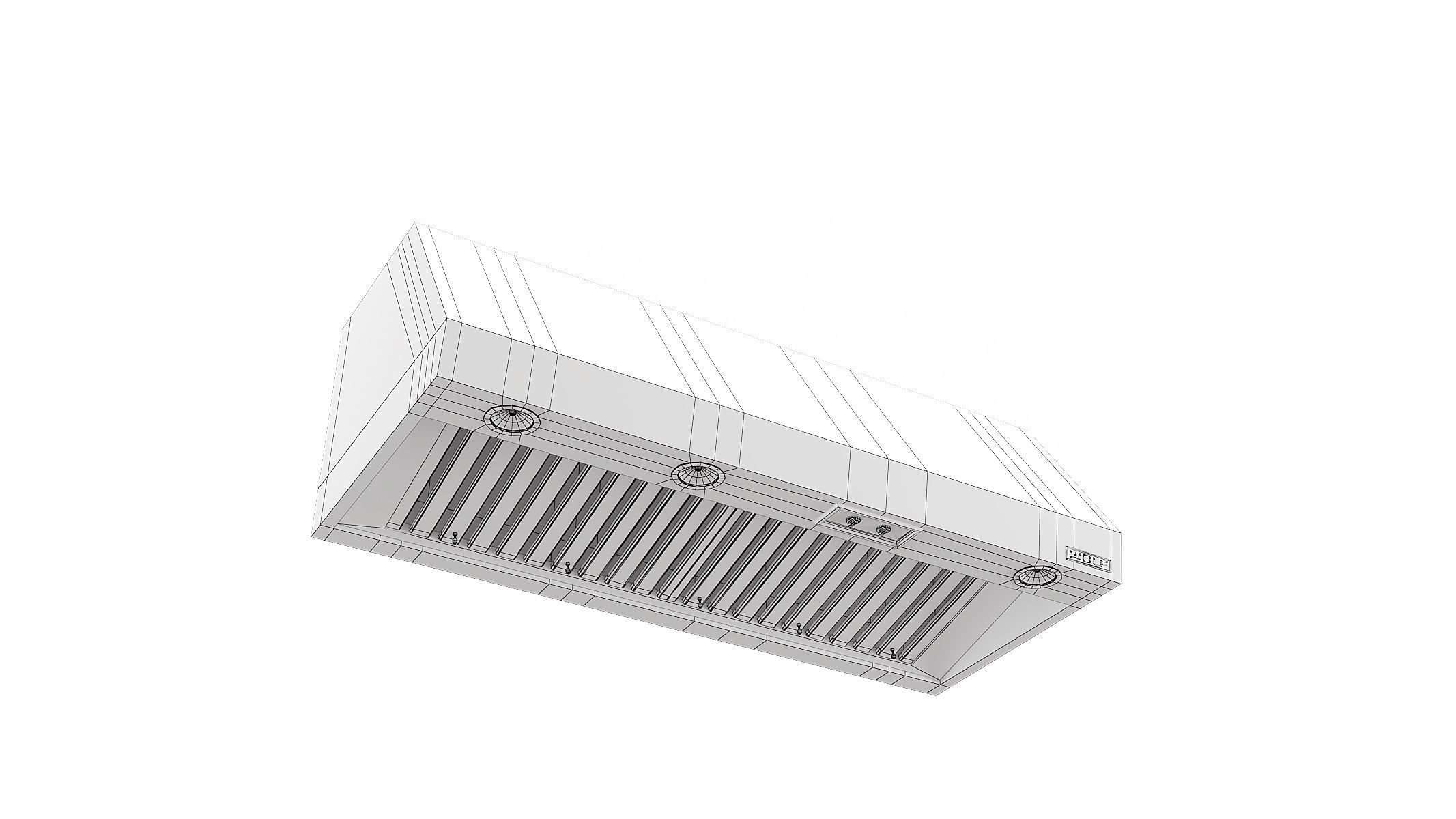 Wolf Wall Mount Canopy Range Hood PW542418 3D model_2