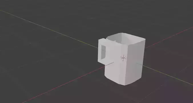 3D model cup for 