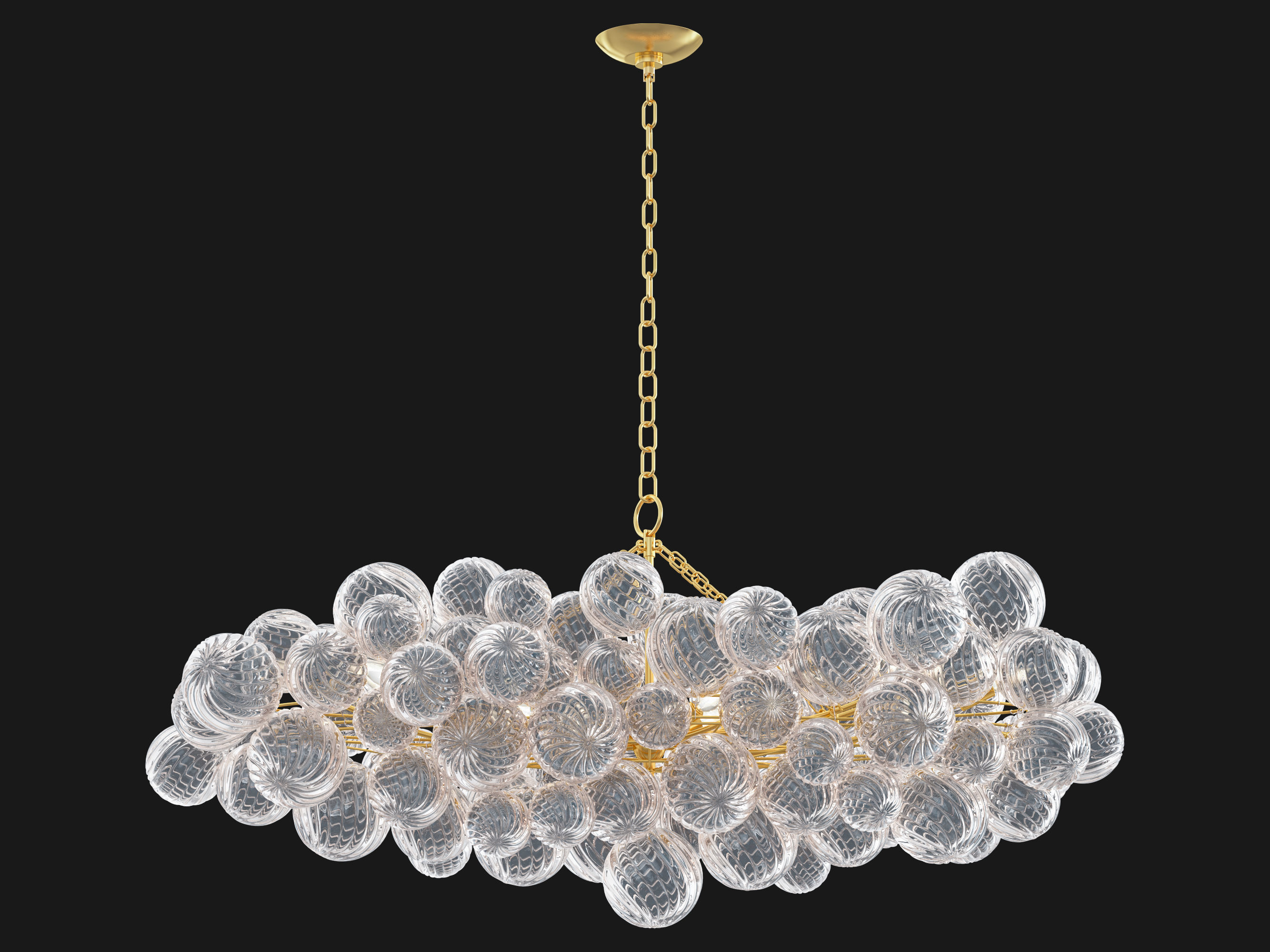 RH Talia Linear Chandelier 63 3D model_5