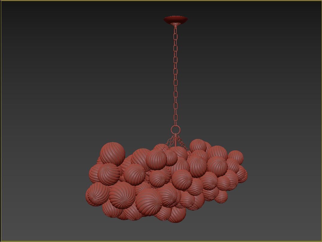 RH Talia Linear Chandelier 63 3D model_11