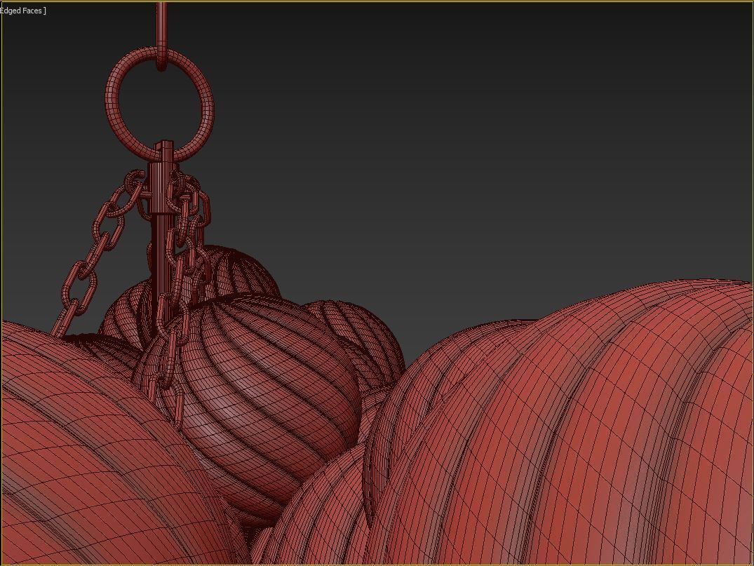 RH Talia Linear Chandelier 63 3D model_16