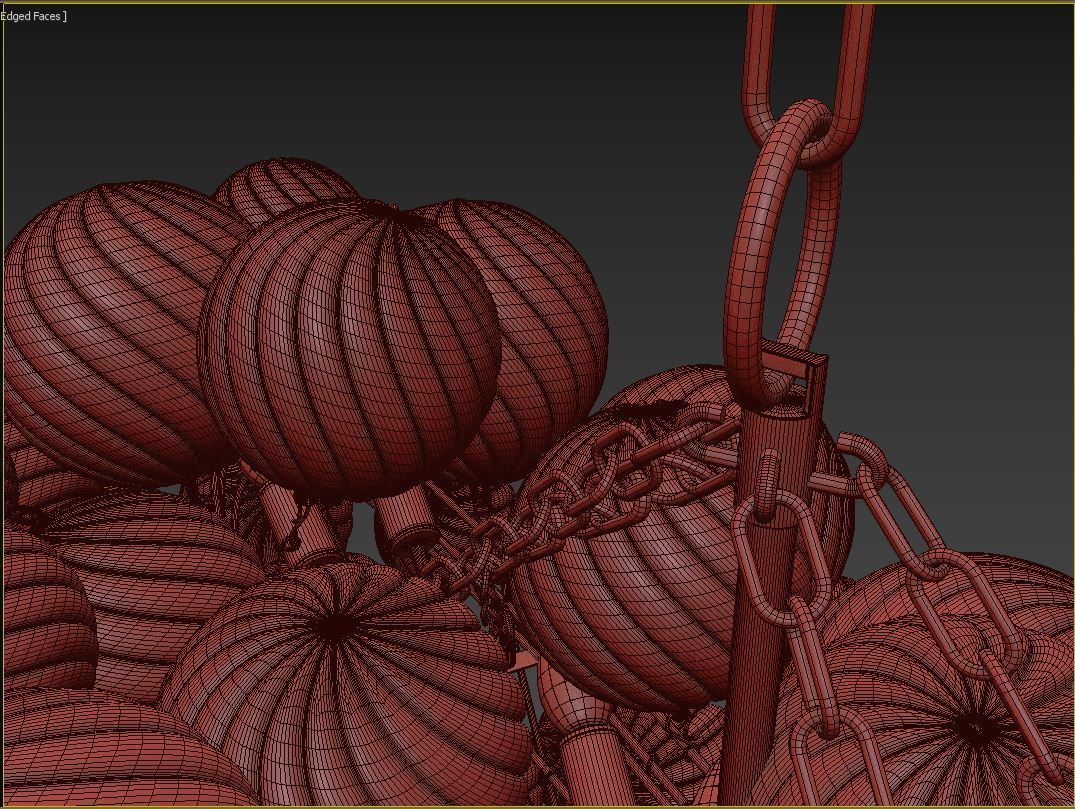 RH Talia Linear Chandelier 63 3D model_18