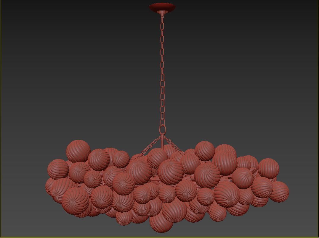 RH Talia Linear Chandelier 63 3D model_13