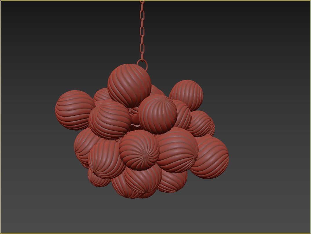 RH Talia Linear Chandelier 63 3D model_15