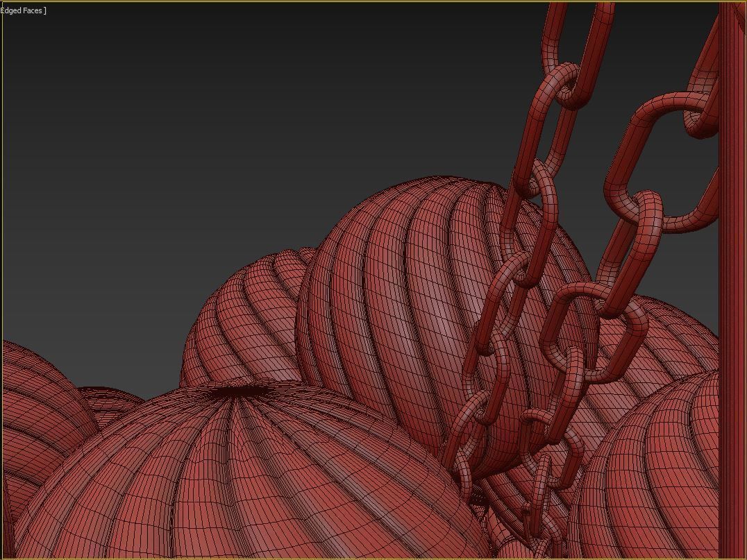 RH Talia Linear Chandelier 63 3D model_17