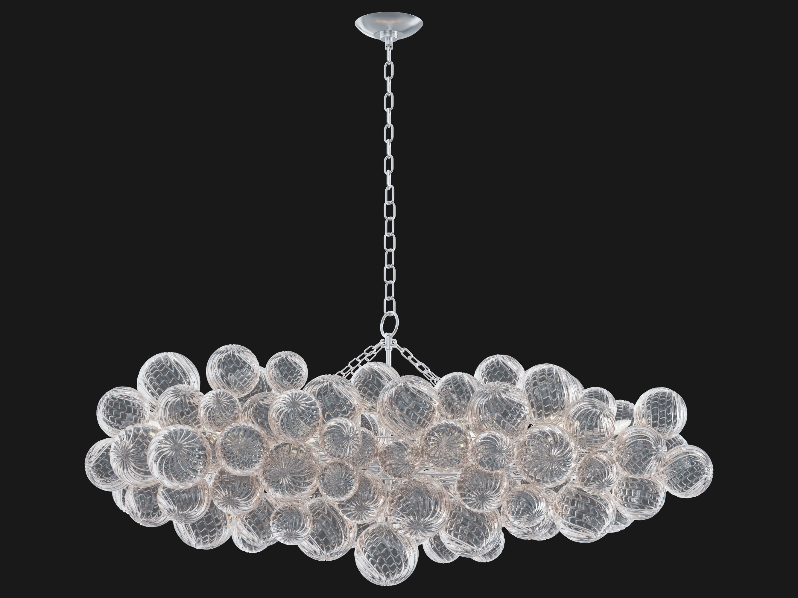 RH Talia Linear Chandelier 63 3D model_3