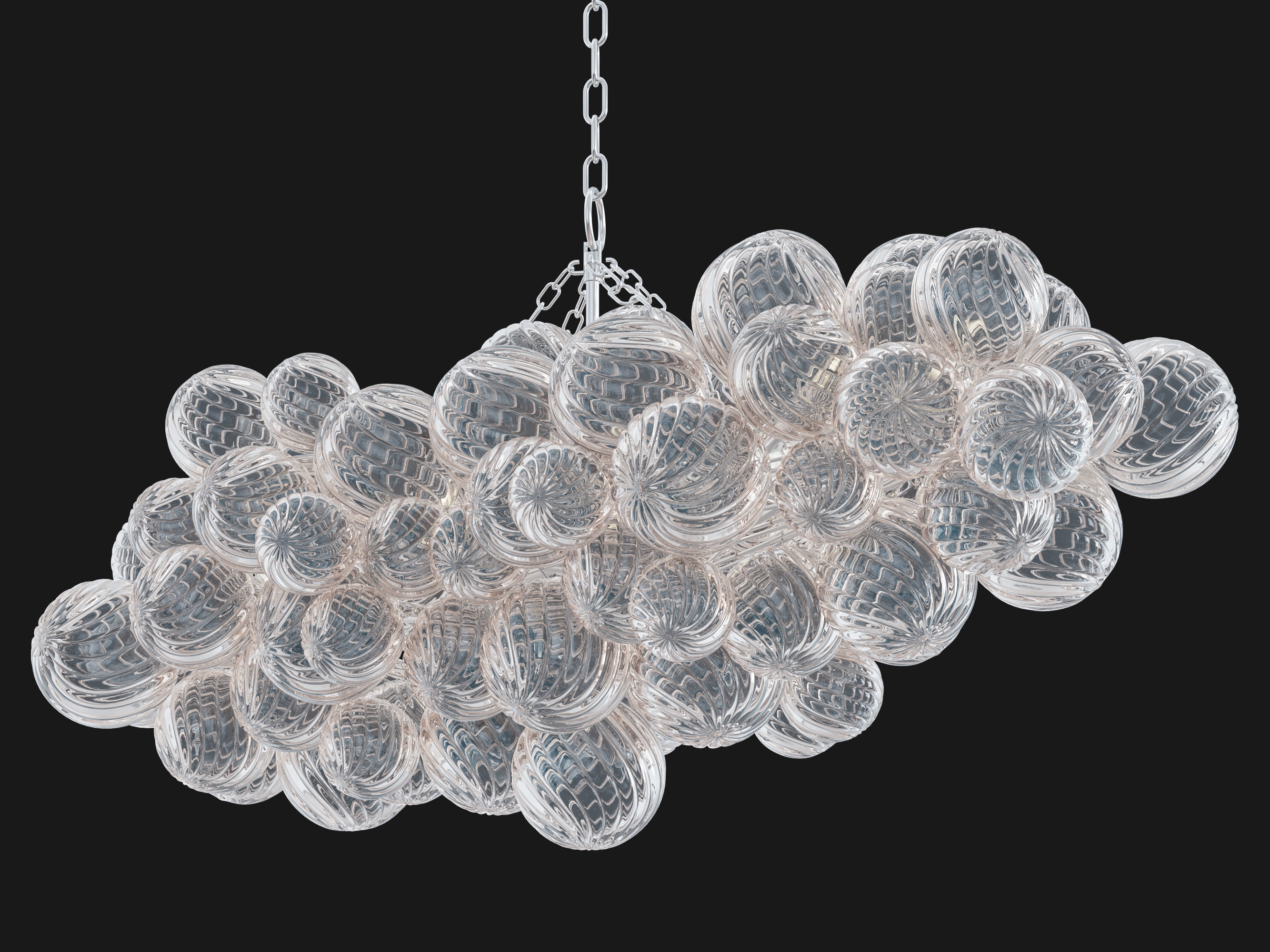RH Talia Linear Chandelier 63 3D model_9